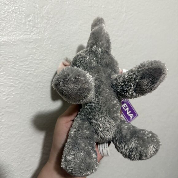 Aurora 8" Ellie Elephant 16609 Plush Stuffed Animal Toy - Picture 4 of 5